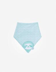 Saro Baby Bavețică-bandană pentru bebeluși Wild Colors Mint Bavata