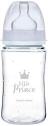 Canpol babies Biberon anticolic cu gât larg Easy Start ROYAL BABY 240 ml 35/234_blu