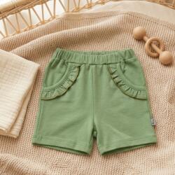 Rainy Pantaloni scurți pentru bebeluși cu flori 62-92 cm. matcha