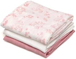 KioKids Scutece din muselină 70x70 cm Bamboo 3 buc. Pink 06399-1