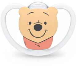 Nuk Suzetă din silicon Perfect Match 6-18 luni, 1 buc. , AIR, Winnie the Pooh, alb