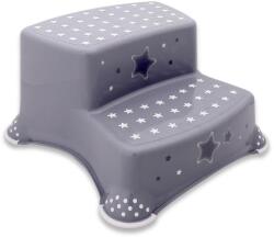 Lorelli Scăriță dublă pentru baie Stars, gri 10130670130