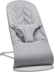 BabyBjörn Șezlong pentru bebeluși Bliss Light Grey (Woven, Petal Quilt, Cotton) Balansoar bebelusi
