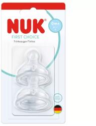 Nuk Tetine din silicon First Choice+, mărimea S, 0+ luni, 2 buc. , 798467