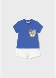 Mayoral Set pentru copii cu pantaloni scurți și tricou albastru 25-01216-073