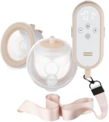 Canpol babies Pompă electrică dublă portabilă pentru lapte matern MilkShell 20/106C