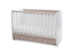 Lorelli Pătuț pentru bebeluși Dream 70/140 cm alb/stejar deschis 10150440045A