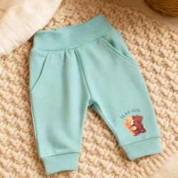 Rainy Pantaloni lungi pentru bebeluși Bear hug 62-92 cm. aqua