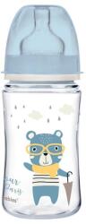 Canpol babies Biberon anti-colici cu gât larg Easy Start BONJOUR PARIS 240 ml 35/232_blu