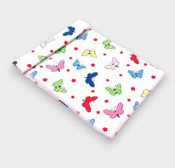 Rainy Scutec pentru bebeluși din catifea 80 x 35 cm. Fluturi colorați