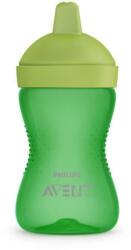 Philips Pahar anti-vărsare cu duză moale 300 ml, 18+ luni, verde 00A. 0527.001