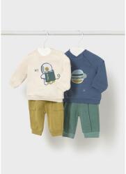 Mayoral Set de 4 piese cu mâneci lungi din tricotaj cu imprimeu broască 15-02639-035