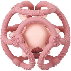 Nattou Minge de silicon pentru ros Dusty Pink+ Light Pin