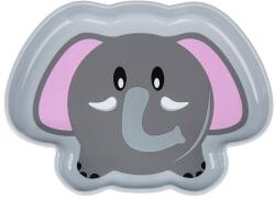 Akuku Farfurie de plastic pentru copii Elephant Set pentru masa bebelusi