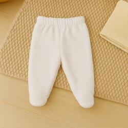 Rainy Pantaloni cu botoșei pentru bebeluși, 48-68 cm, alb