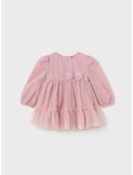 Mayoral Rochie din tul pentru bebeluși roz 13-02971-029