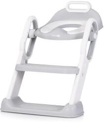 Chipolino Scaun de toaletă cu scăriță Flipi, gri STPFL0251GY