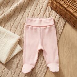 Rainy Pantaloni cu botoșei pentru bebeluși cu talie pliabilă, 48-74 cm, roz