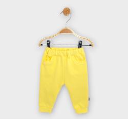 Rainy Pantaloni lungi pentru bebeluși cu buzunar 62-92 cm galben