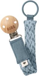 BIBS Clips pentru suzetă Paci Braid Petrol/Baby Blue