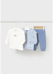 Mayoral Set sportiv de trening cu tricou, 3 piese, albastru deschis 15-02622-025