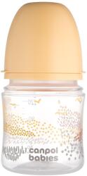 Canpol babies Biberon anticolic cu gât larg EasyStart MOUNTAINS 120 ml 35/242_bei