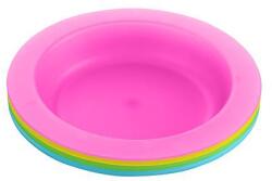 Kikkaboo Set de farfurii, 4 bucăți, Rainbow 31302040163 Set pentru masa bebelusi