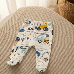 Rainy Pantaloni cu botoșei pentru bebeluși, 56-74 cm, Excavatoare