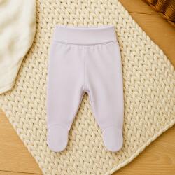 Rainy Pantaloni cu botoșei pentru bebeluși cu talie pliabilă, culoare ecru delicat, 48-74 cm