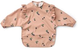 Liewood Bavețică pentru bebeluși cu mâneci Merle Ruffle Cape Bib Berry/Pale Tuscany Bavata