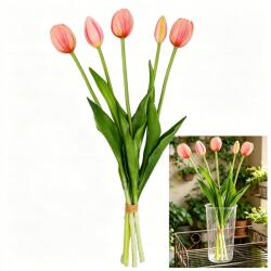  Tulipán Csokor Tulipán Gumírozott Gumi Szilikon, Mint Az Élő (YFDZ-6979382046583)