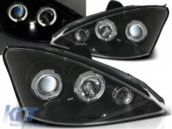 KITT Lightning Angel Eyes fényszórók Ford Focus (11.2001-10.2004) típushoz, fekete (HLFFMK1B)