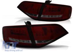  Tuning LED hátsó lámpa szett Audi A4 B8 2008-2011 sedan, gyári LED hátsó lámpa nélküli változat, bal és jobb (ABAUTX6010028)