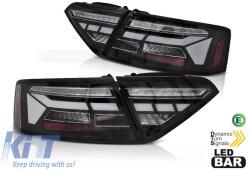  Tuning LED hátsó lámpa szett Audi A5 2011-2016 coupe, cabrio, sportback modellekhez, gyári LED hátsó lámpás változathoz, bal és jobb (ABAUTX6010076)
