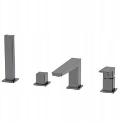 Avapax Kádtöltő csaptelep 4 lyukú Avapax Vellano Gun Metal Mat 206 mm (ABVE241421)
