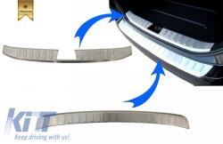 KITT Hátsó lökhárító védő alumínium lemez, lábtartó alumínium platform fedő - BMW X1 E84 LCI (2012-2014) (FPIBME84F)