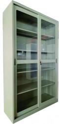Plus Mobilier Dulap metalic Premium Asamblat usi sticla culisante 4 rafturi, 1200x450x2000 mm (LxlxH), 50 kg/polita, PLUS gri 2 4 1200x450x2000 50 kg Dulap metalic usi glisante (61004418) Dulap arhivare