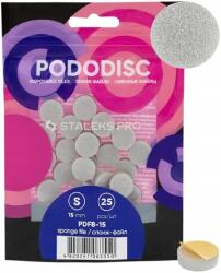Staleks Eldobható cserélhető polírozó szivacs PODODISC-hez S-es méret 25 db Staleks (PDFB-15)