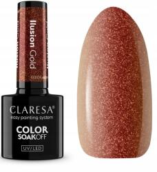 Claresa Hibrid Lakk Ilusion Gold 5G (5903819842418)