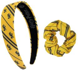 DISTRINEO Set accesorii pentru păr (elastic de cauciuc și bentiță) Harry Potter - Hufflepuff