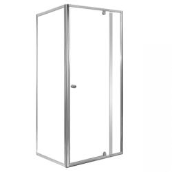 Leziter Flexi 80x90 cm sarokba szerelhető aszimmetrikus zuhanykabin zuhanytálca nélkül (lez_LF011_LF1290ASZS)