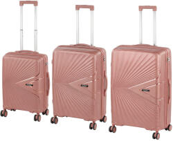 Leziter TraveLux Endure gurulós bőrönd szett (lez_LTREBS-RG)
