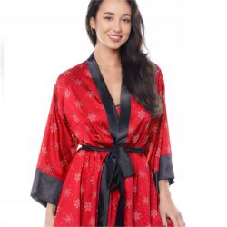 Anais Női Pénisz Anais Aster Robe Piros Karácsonyi Plus Size Fürdőköpeny 2XL (62910)