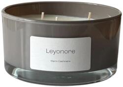 Leyonore Svéd Illatgyertya 3 Kanóc Warm Cashmere 250g Meleg Hangulatos (WARM CASHMERE)