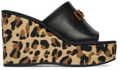 Guess Platforme De Vară Pentru Femei Negre FLJE3VELE04 (FLJE3VELE04)