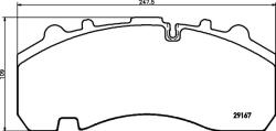 TEXTAR set placute frana, frana disc TEXTAR 2927001 (2927001)