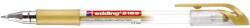 edding Roller cu gel, Edding, Cristal Jelly 2185, 0.7 mm, plastic, auriu (ED218553) - forit