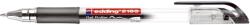 edding Roller cu gel, Edding, Cristal Jelly 2185, 0.7 mm, plastic, negru (ED21851)