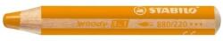 Stabilo Creion colorat multifunctional Stabilo Woody 3 in 1, portocaliu, XXL (SW880220)
