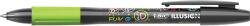 BIC Roller cu gel BIC Gelocity Illusion, fara mecanism, 0.7mm, negru (CT8040) - forit
